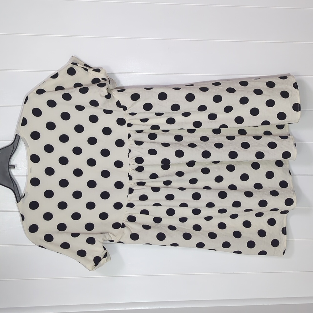 EUC Heyson Polka Dot Lined Dress - Picture 4 of 5